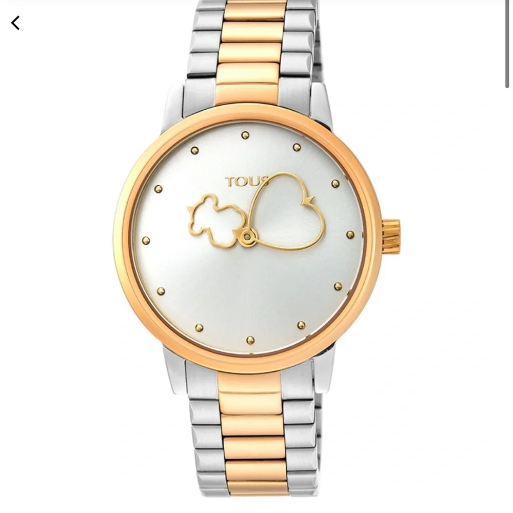 Tous Two-Tone Gold and Silver Bear Time Watch - Picture 1 of 5